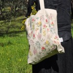 Tote Bag with Pocket | Australian Wildflowers